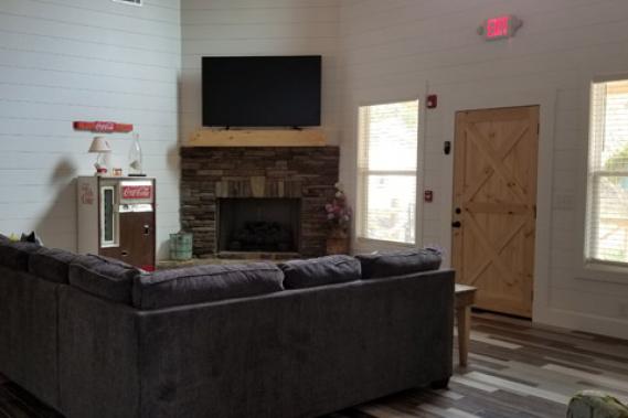 Graceful Care - Barn House living room
